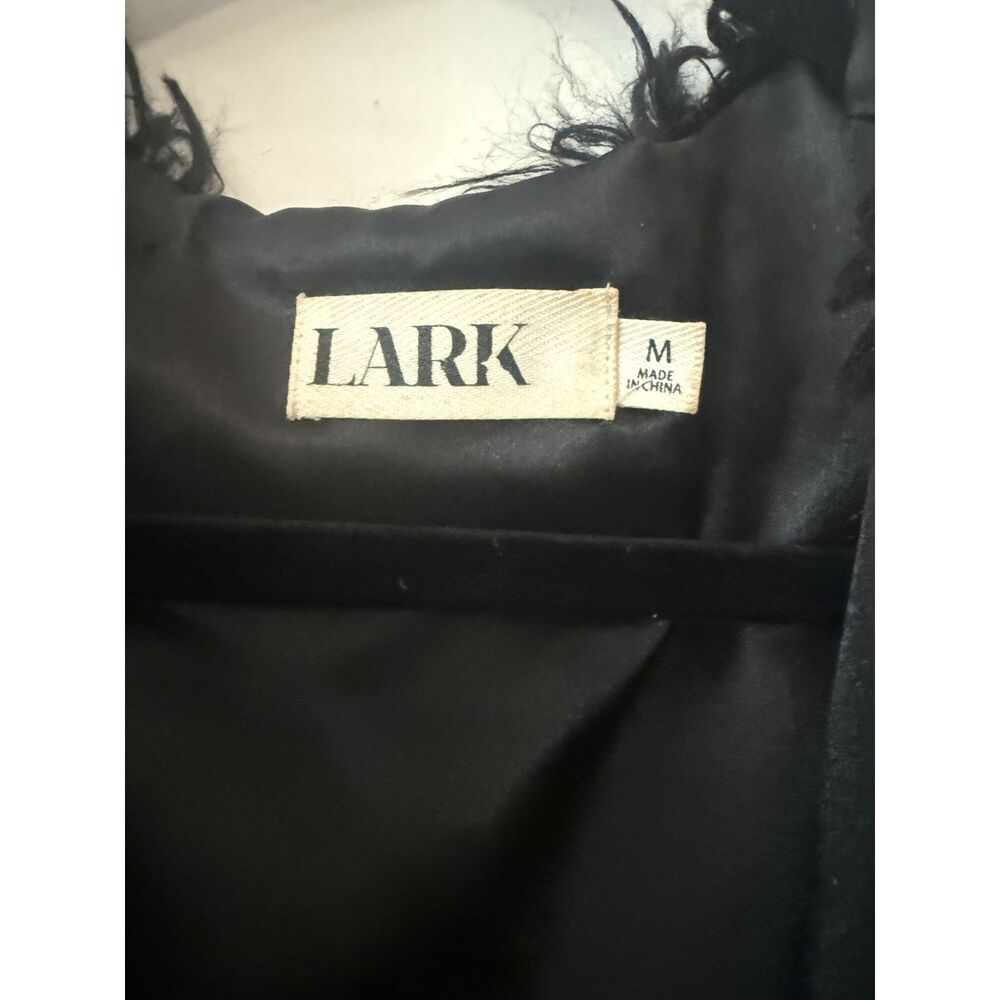 Lark Black Shaggy Faux Fur Vest | Sleeveless Nordstrom Style | Women’s - Medium
